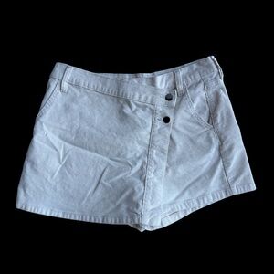 Altar'd State Light Cream Corduroy Skort Size Medium